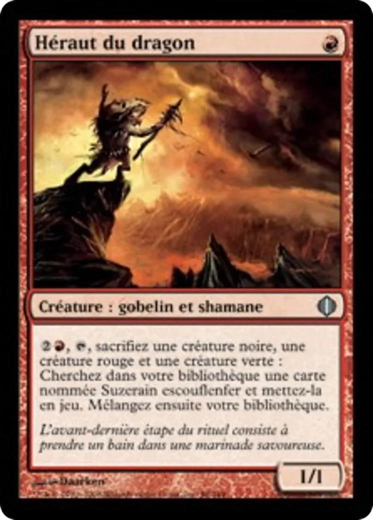 Héraut du dragon — Shards of Alara — Magic: The Gathering