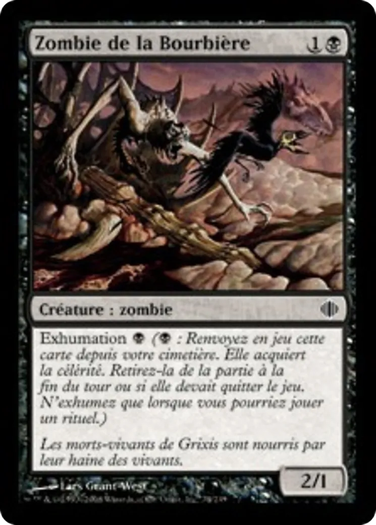 Zombie de la Bourbière — Shards of Alara — Magic: The Gathering