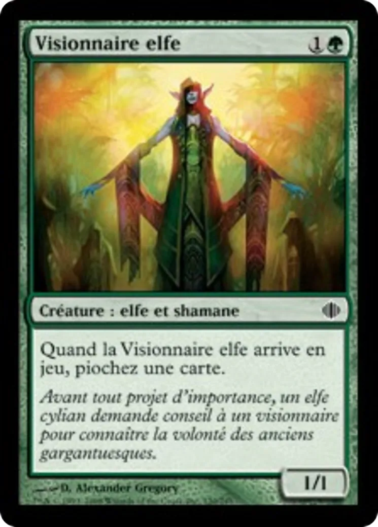 Visionnaire elfe — Shards of Alara — Magic: The Gathering