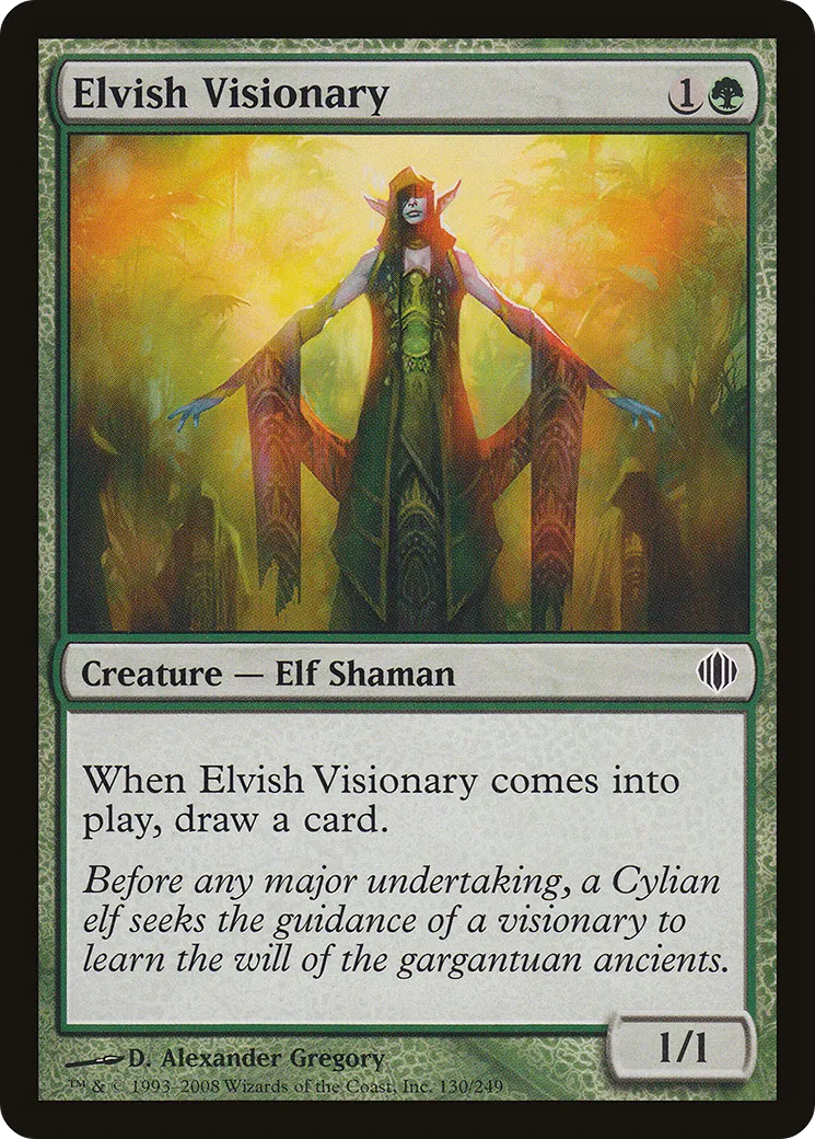Visionnaire elfe — Shards of Alara — Magic: The Gathering