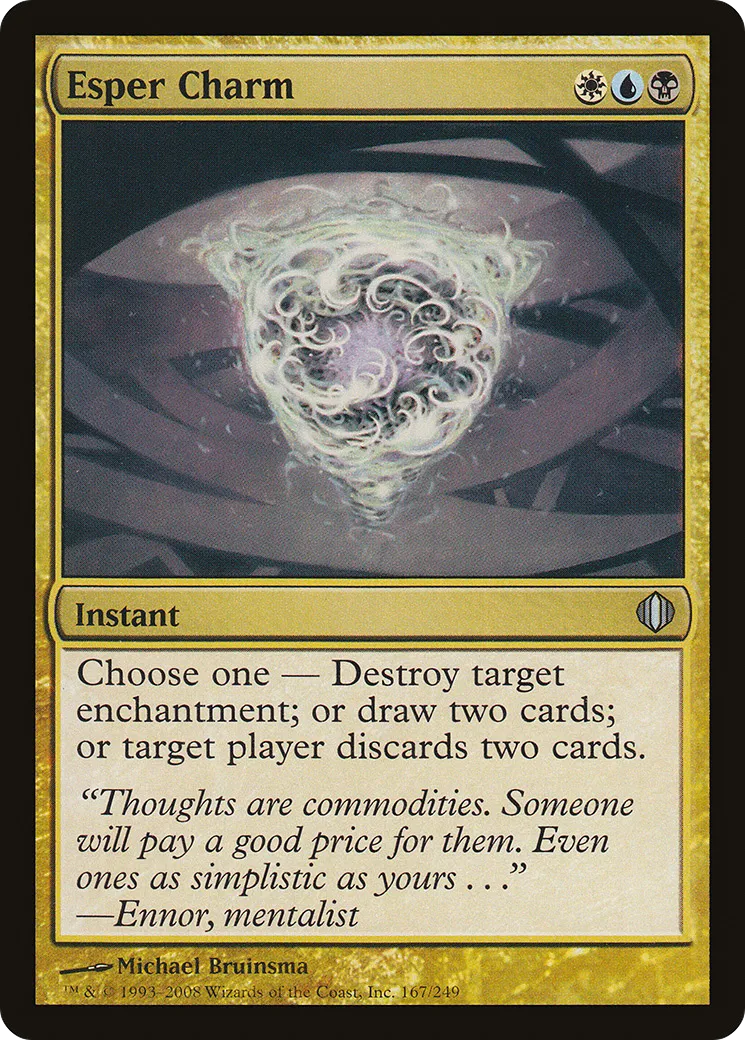 Esper Charm — Shards of Alara — Magic: The Gathering