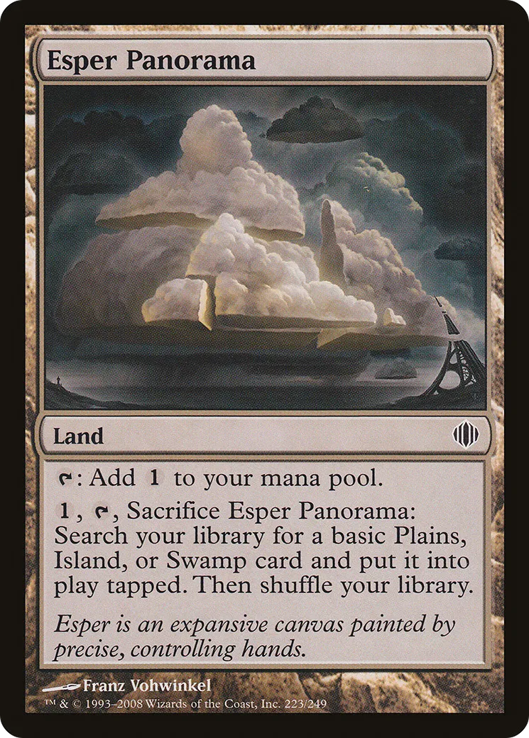 Esper Panorama — Shards of Alara — Magic: The Gathering