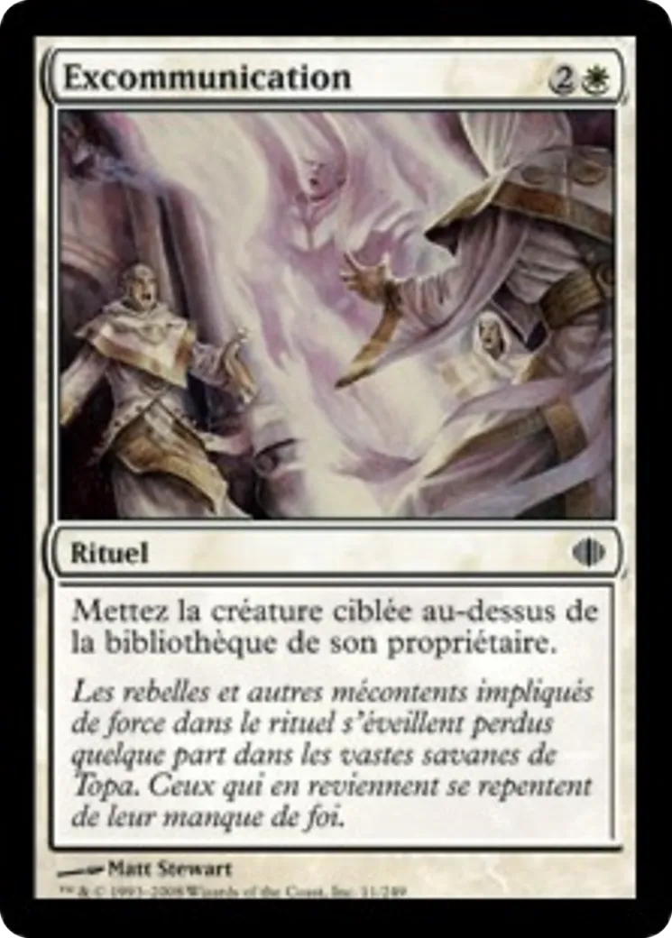 Excommunication — Shards of Alara — Magic: The Gathering