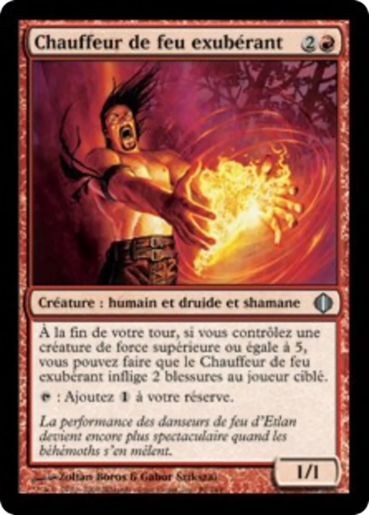 Chauffeur de feu exubérant — Shards of Alara — Magic: The Gathering