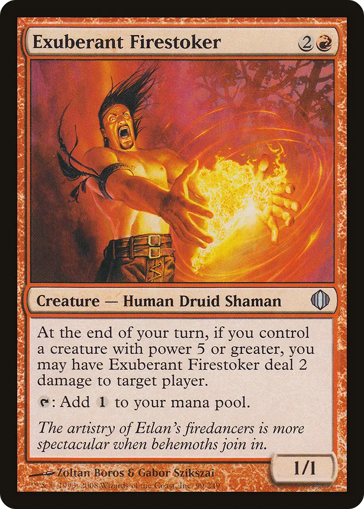 Exuberant Firestoker — Shards of Alara — Magic: The Gathering