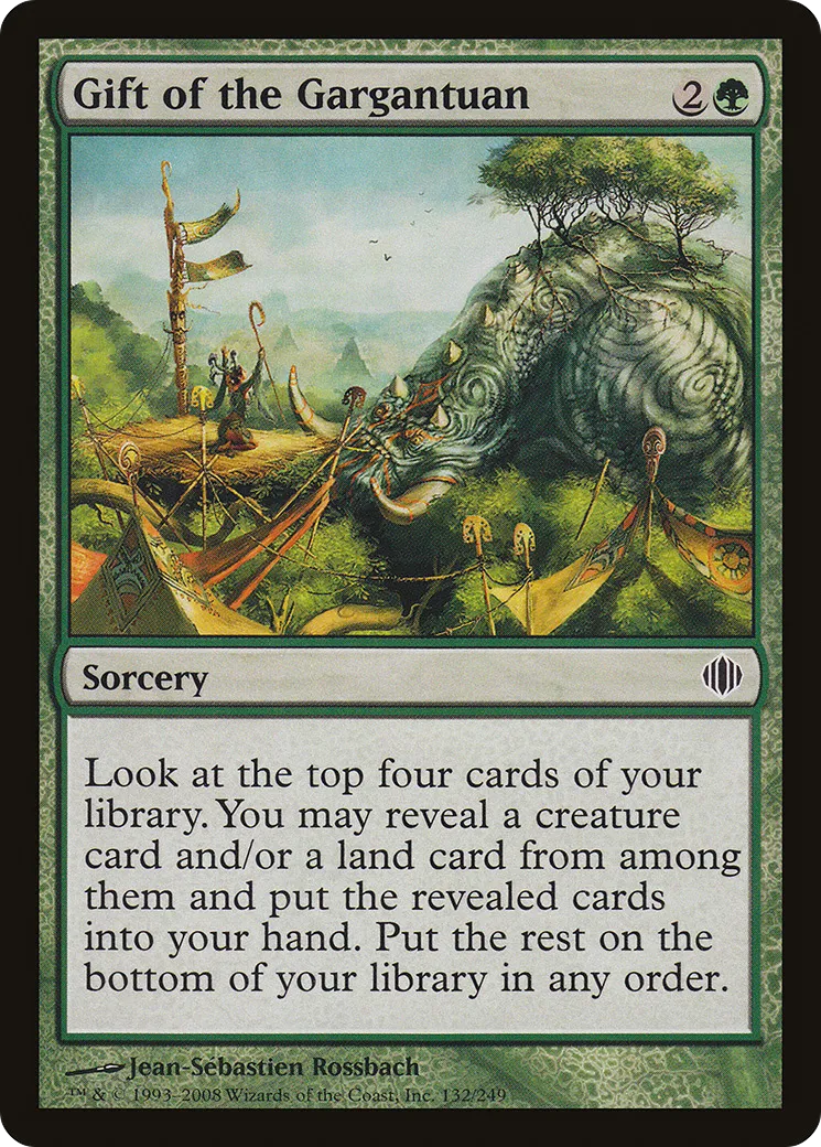 Gift of the Gargantuan — Shards of Alara — Magic: The Gathering