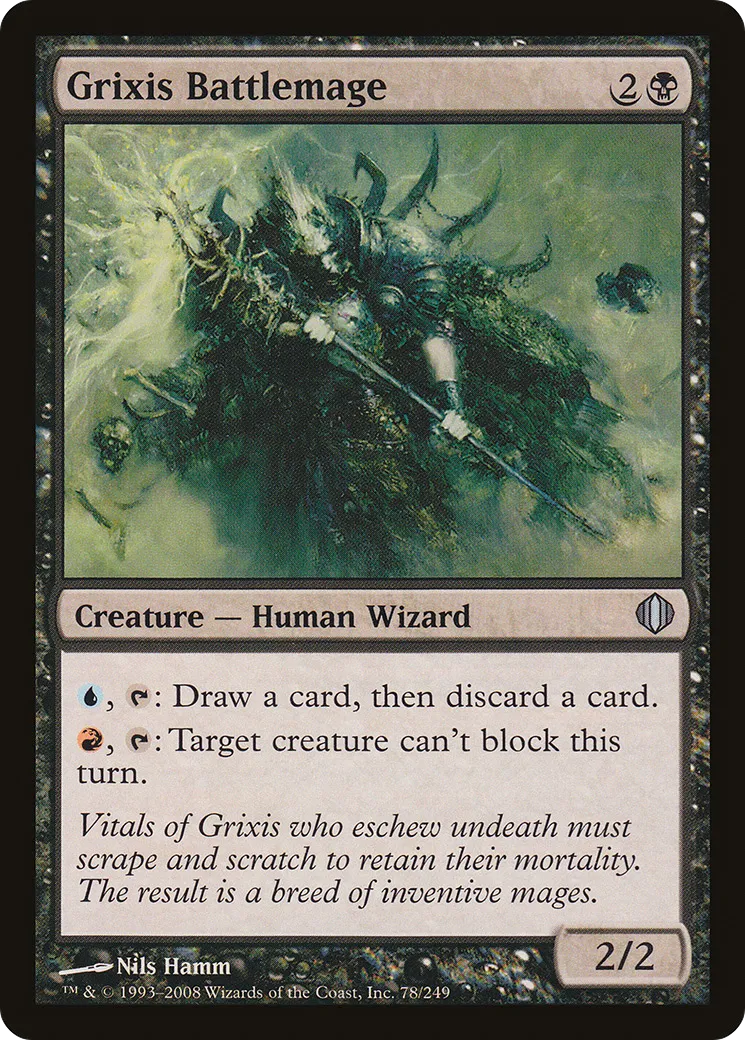 Grixis Battlemage — Shards of Alara — Magic: The Gathering