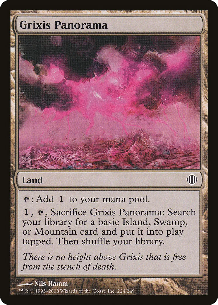 Panorama de Grixis — Shards of Alara — Magic: The Gathering