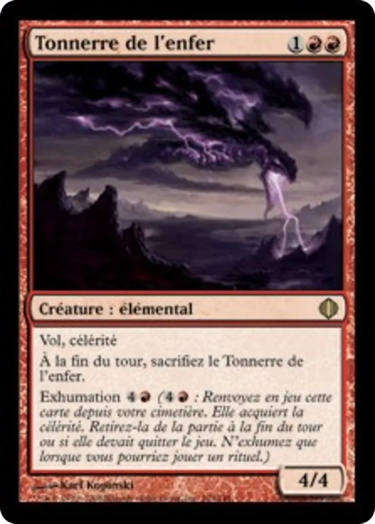 Tonnerre de l'enfer — Shards of Alara — Magic: The Gathering