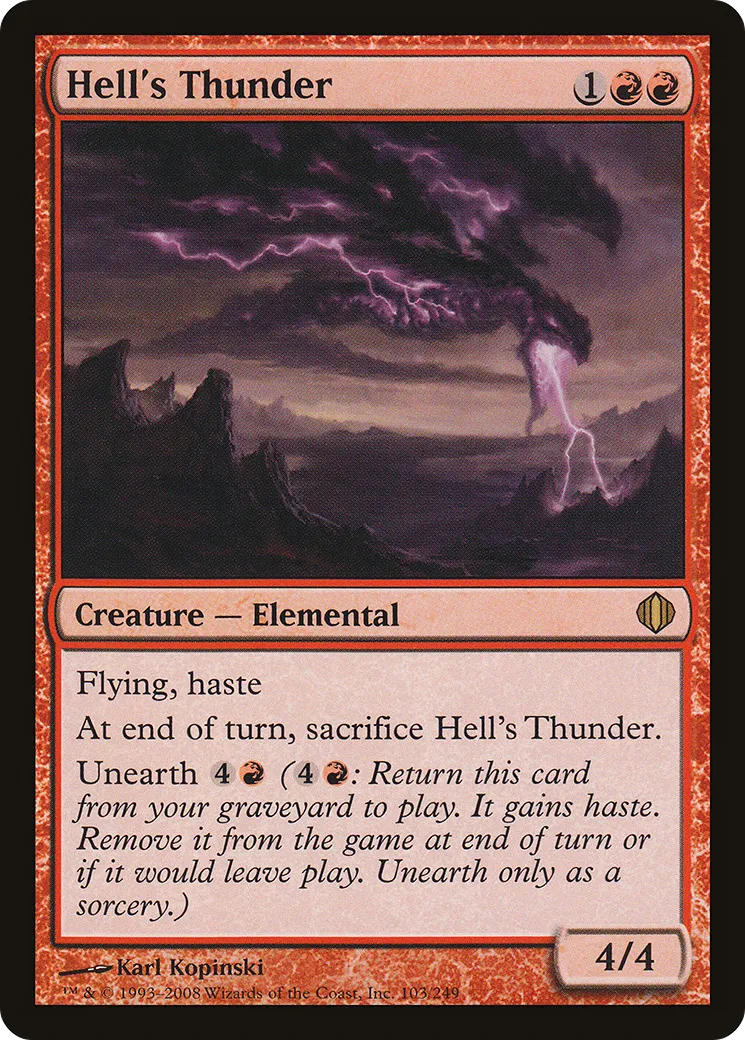 Tonnerre de l'enfer — Shards of Alara — Magic: The Gathering