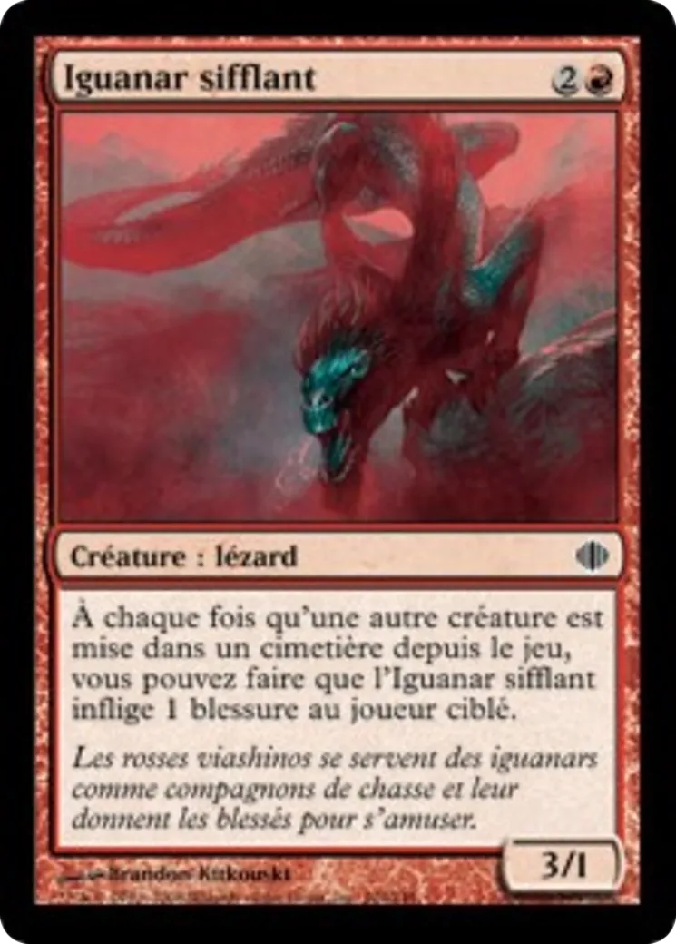 Iguanar sifflant — Shards of Alara — Magic: The Gathering