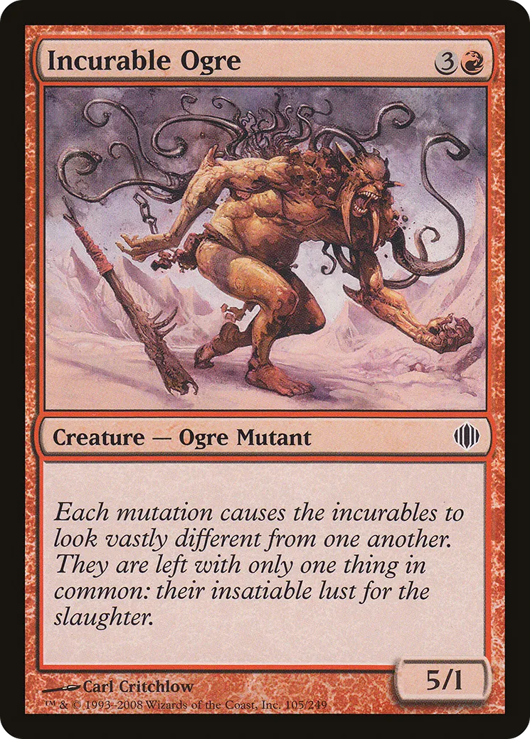 Ogre incurable — Shards of Alara — Magic: The Gathering
