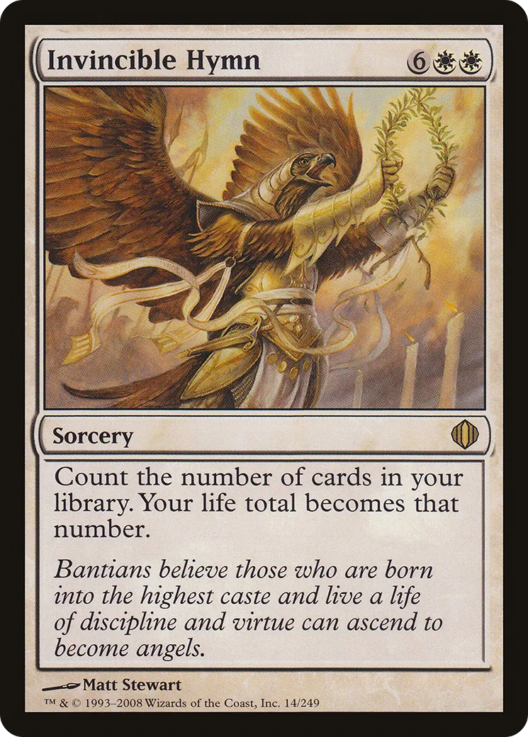 Invincible Hymn — Shards of Alara — Magic: The Gathering
