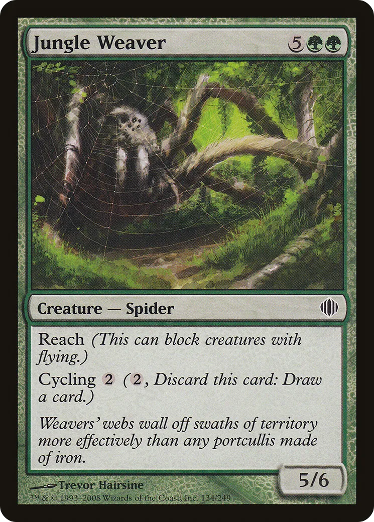 Jungle Weaver — Shards of Alara — Magic: The Gathering