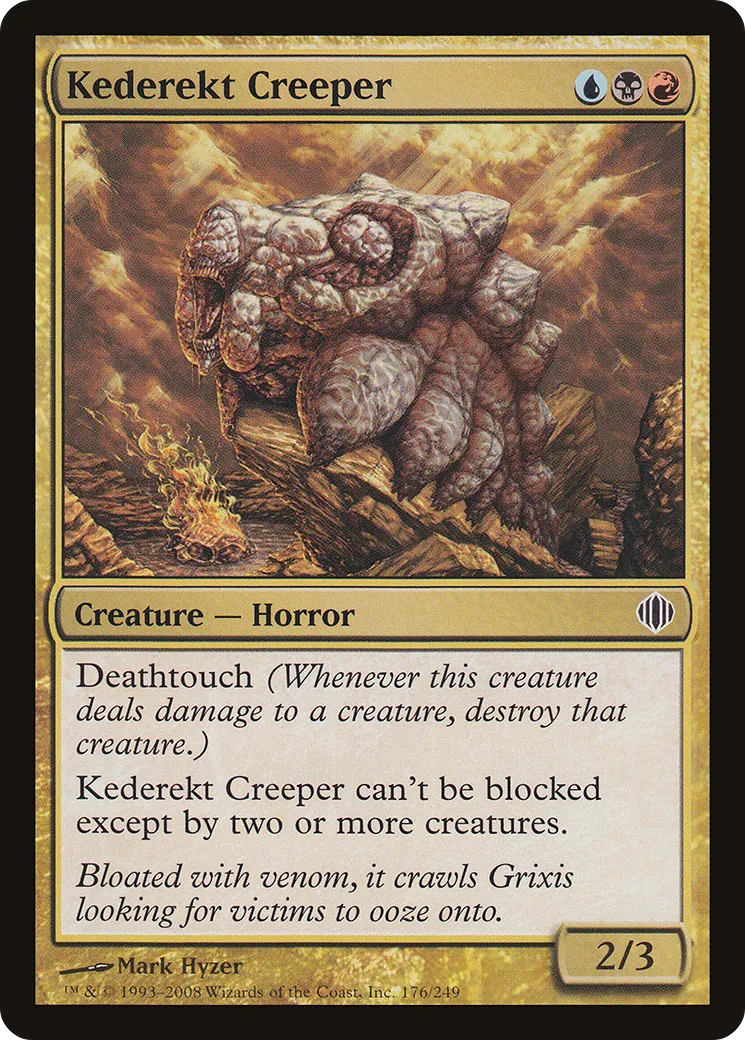 Kederekt Creeper — Shards of Alara — Magic: The Gathering