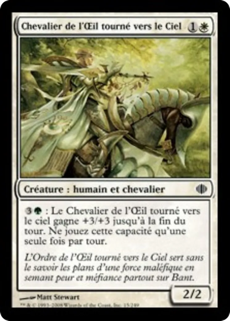 Chevalier de l'Œil tourné vers le Ciel — Shards of Alara — Magic: The Gathering