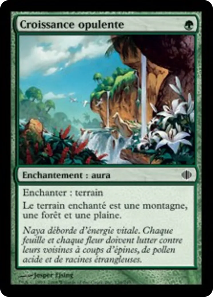 Croissance opulente — Shards of Alara — Magic: The Gathering