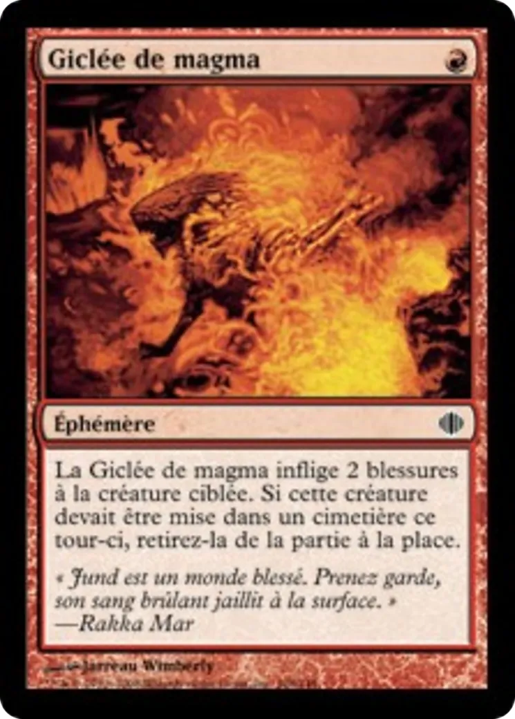 Giclée de magma — Shards of Alara — Magic: The Gathering