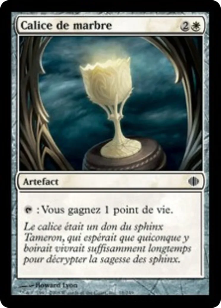 Calice de marbre — Shards of Alara — Magic: The Gathering