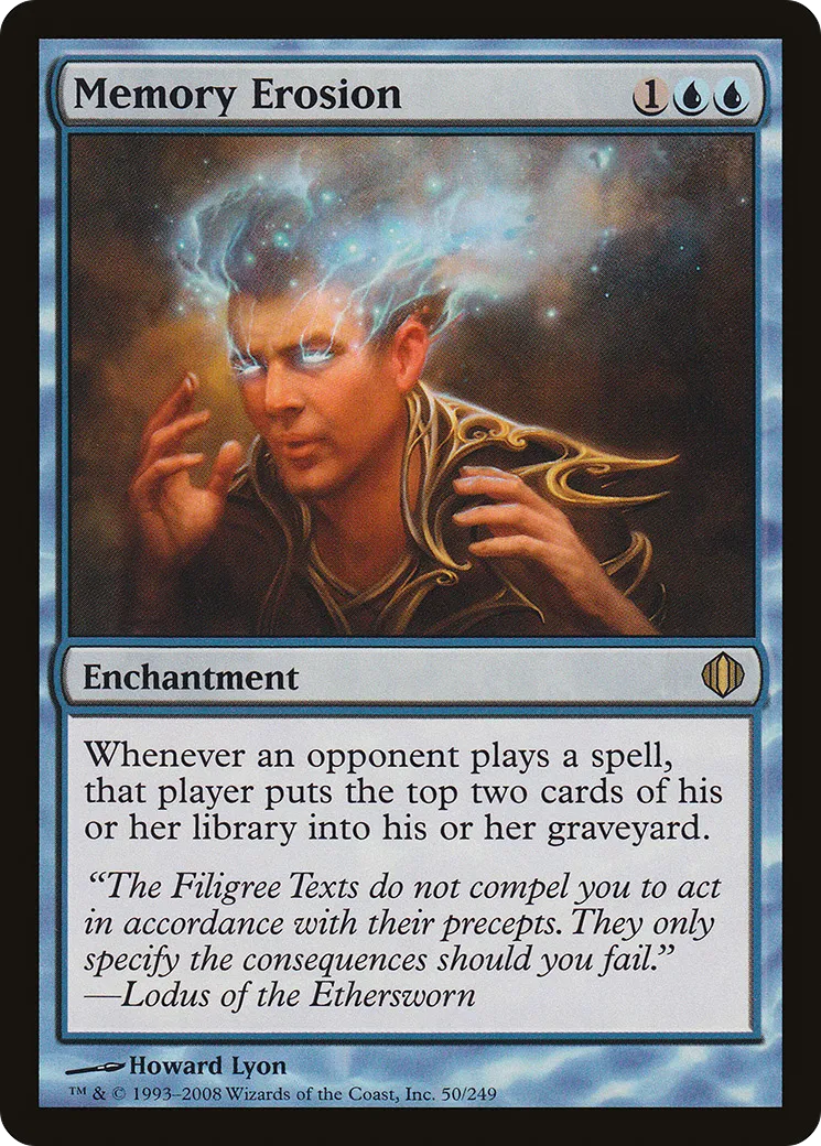 Memory Erosion — Shards of Alara — Magic: The Gathering