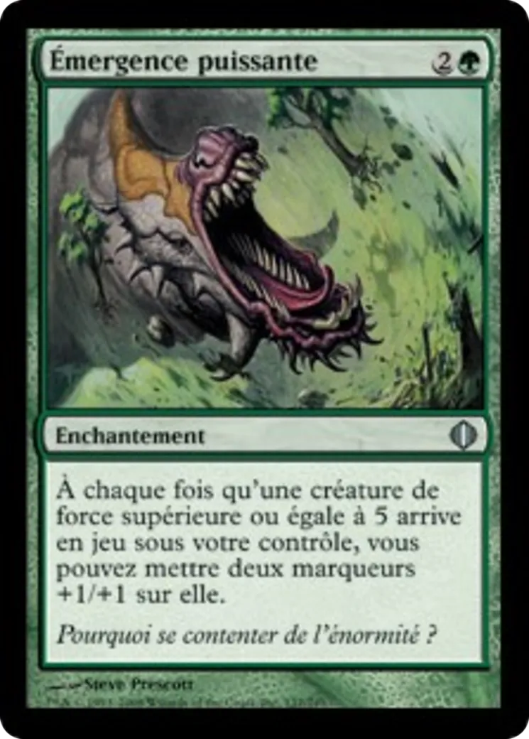 Émergence puissante — Shards of Alara — Magic: The Gathering