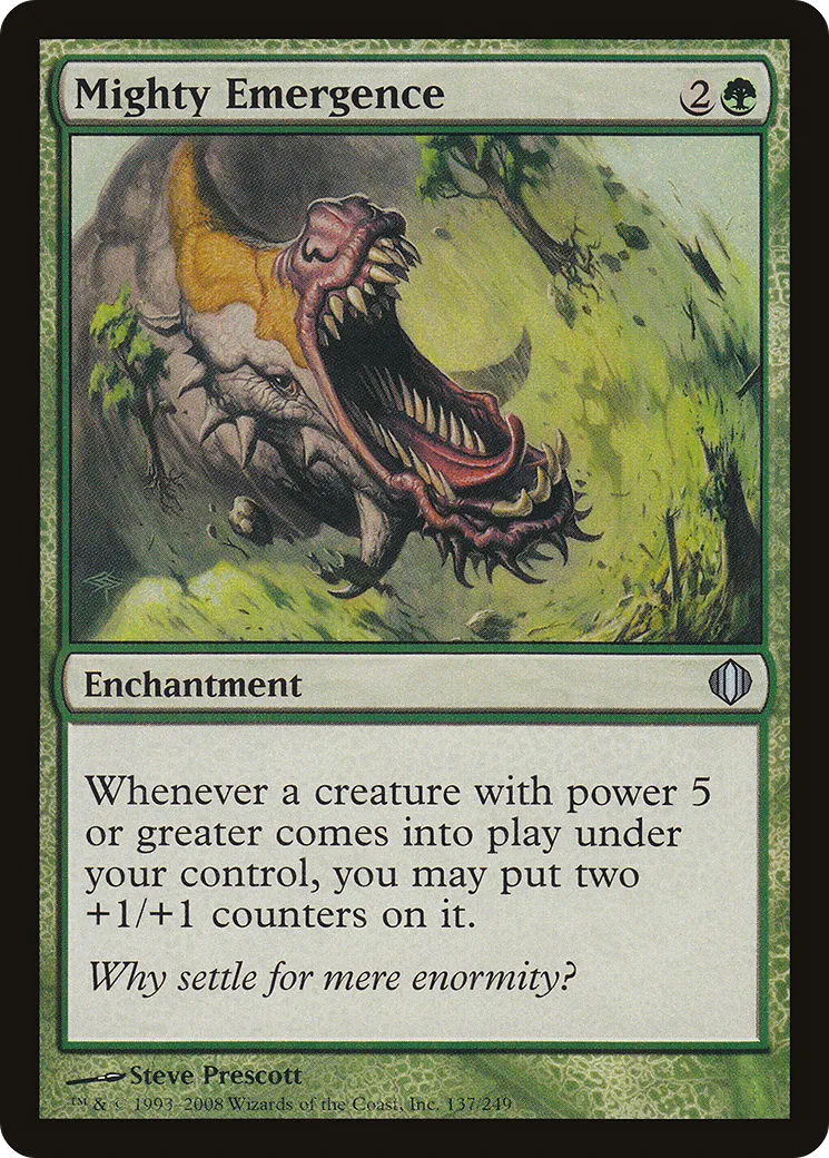 Émergence puissante — Shards of Alara — Magic: The Gathering
