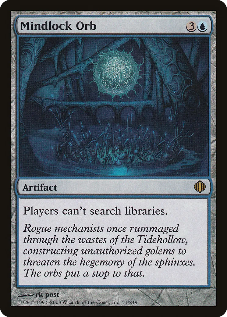 Mindlock Orb — Shards of Alara — Magic: The Gathering