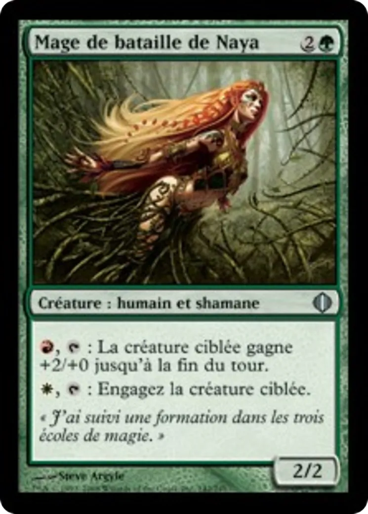 Mage de bataille de Naya — Shards of Alara — Magic: The Gathering