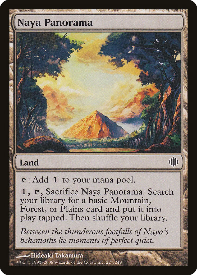 Naya Panorama — Shards of Alara — Magic: The Gathering