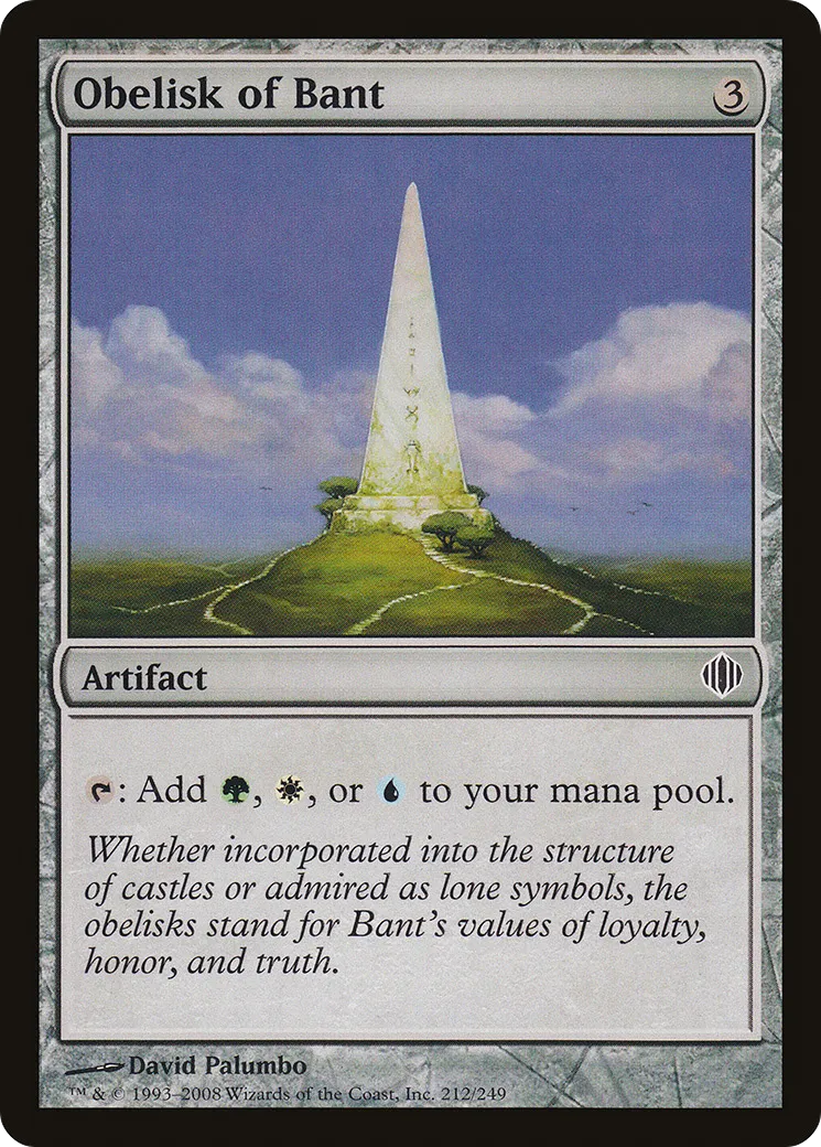Obélisque de Bant — Shards of Alara — Magic: The Gathering