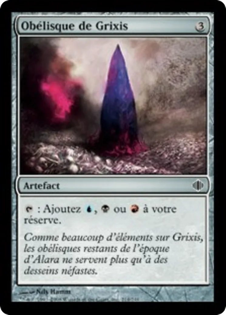 Obélisque de Grixis — Shards of Alara — Magic: The Gathering