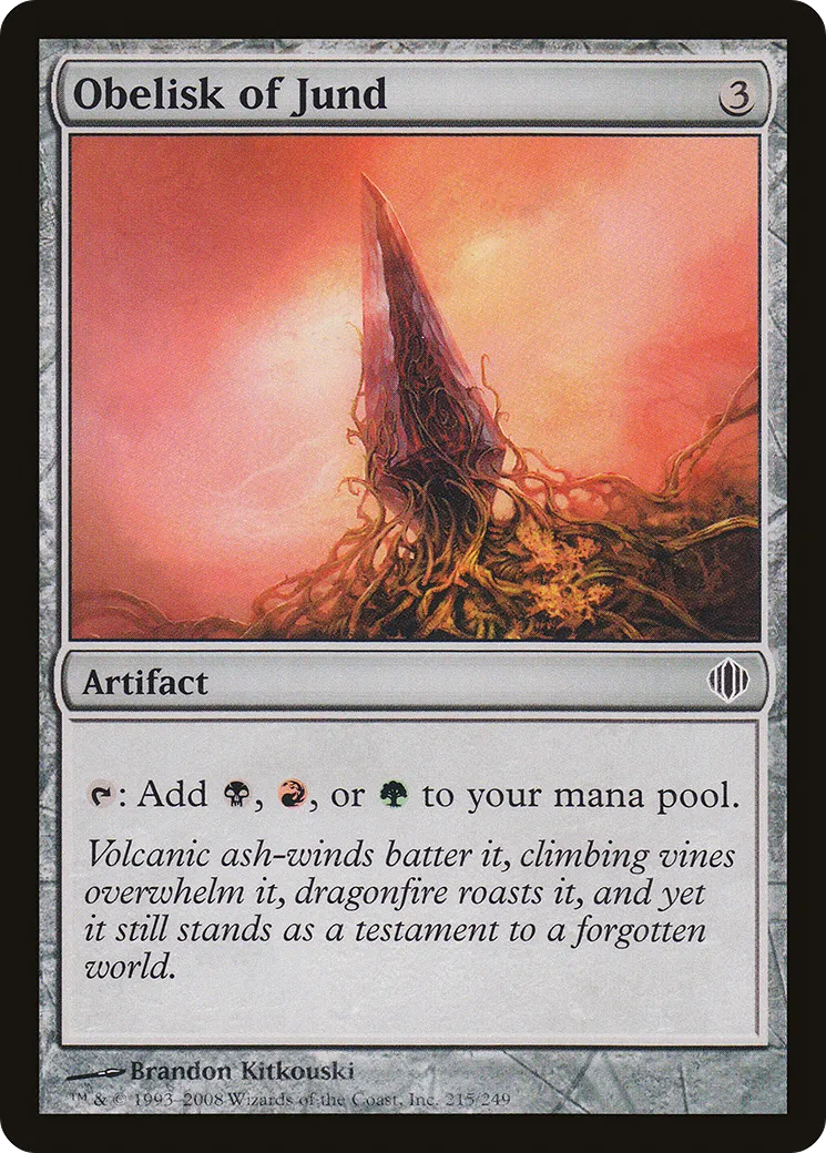 Obelisk of Jund — Shards of Alara — Magic: The Gathering