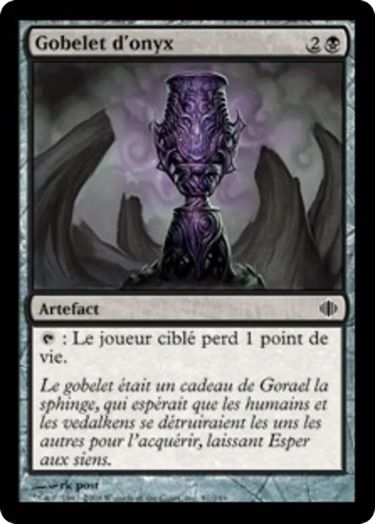 Gobelet d'onyx — Shards of Alara — Magic: The Gathering