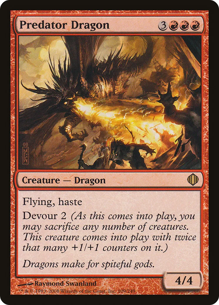 Predator Dragon — Shards of Alara — Magic: The Gathering