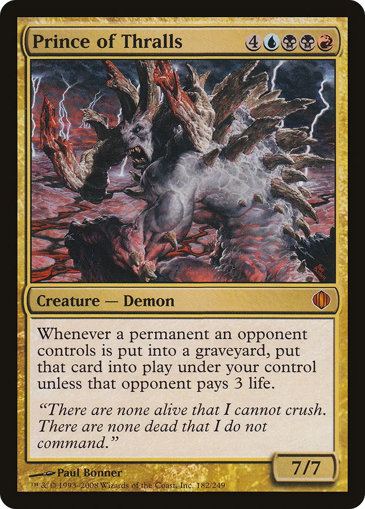Prince of Thralls — Shards of Alara — Magic: The Gathering