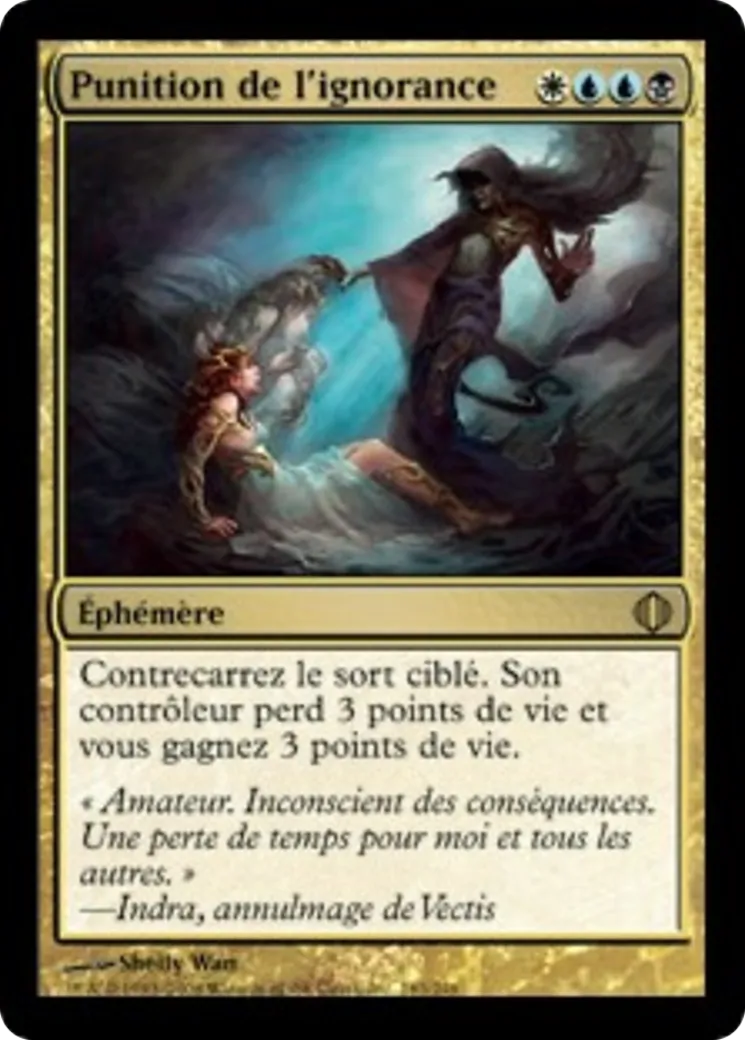 Punition de l'ignorance — Shards of Alara — Magic: The Gathering