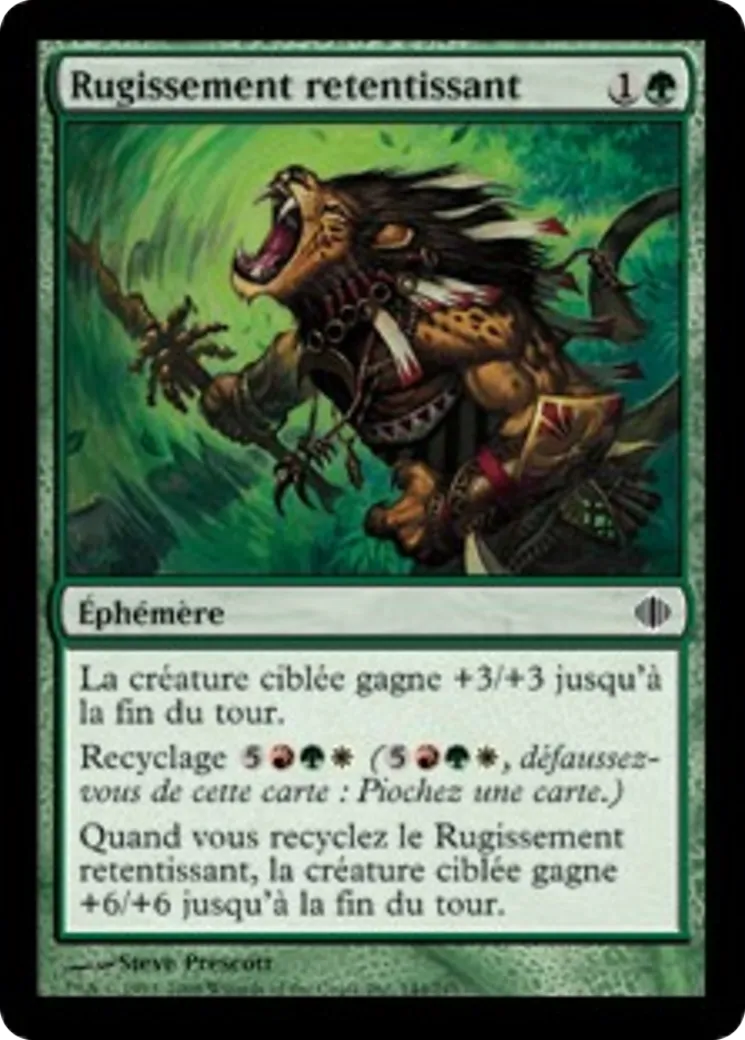 Rugissement retentissant — Shards of Alara — Magic: The Gathering