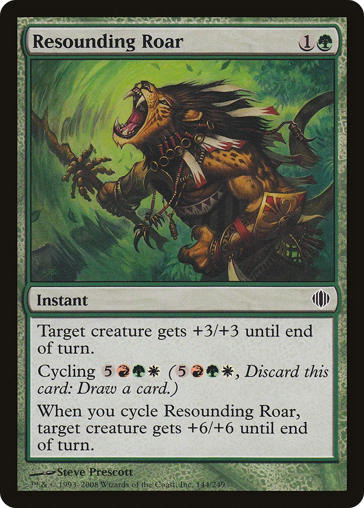 Resounding Roar — Shards of Alara — Magic: The Gathering