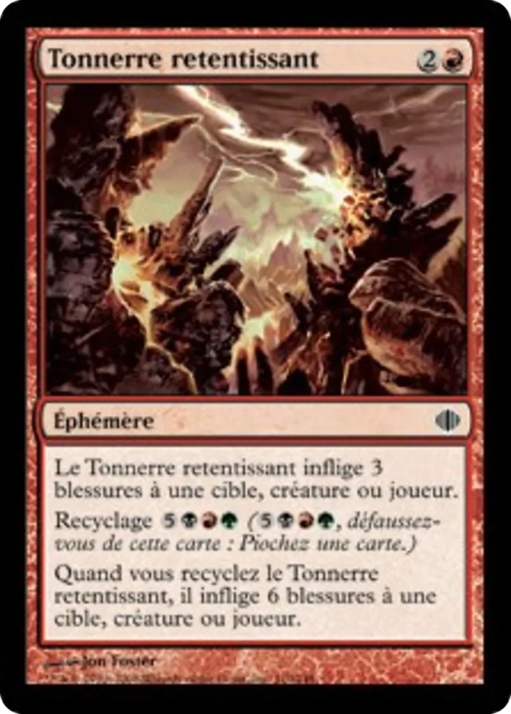 Tonnerre retentissant — Shards of Alara — Magic: The Gathering