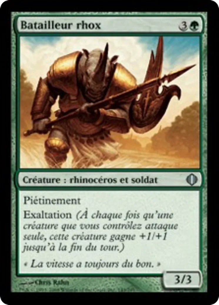 Batailleur rhox — Shards of Alara — Magic: The Gathering