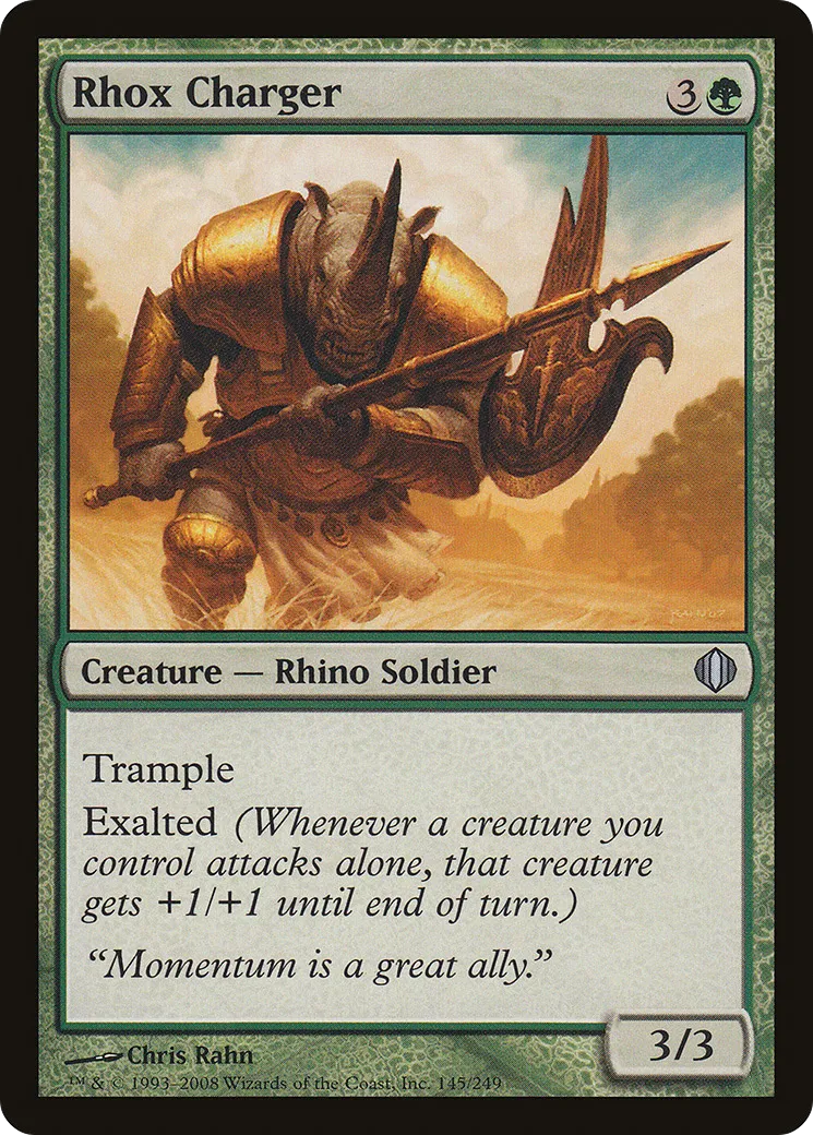 Batailleur rhox — Shards of Alara — Magic: The Gathering