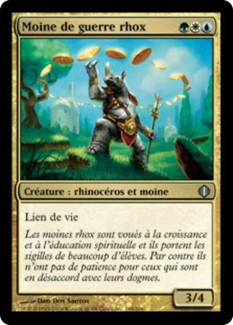 Moine de guerre rhox — Shards of Alara — Magic: The Gathering