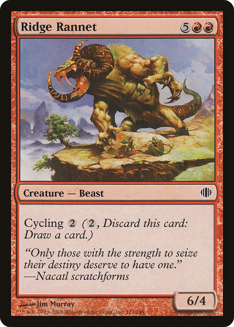 Rannet des contreforts — Shards of Alara — Magic: The Gathering