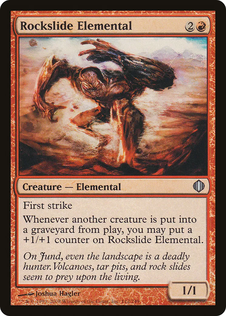 Rockslide Elemental — Shards of Alara — Magic: The Gathering