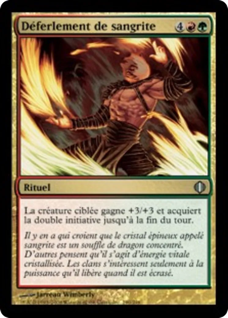Déferlement de sangrite — Shards of Alara — Magic: The Gathering