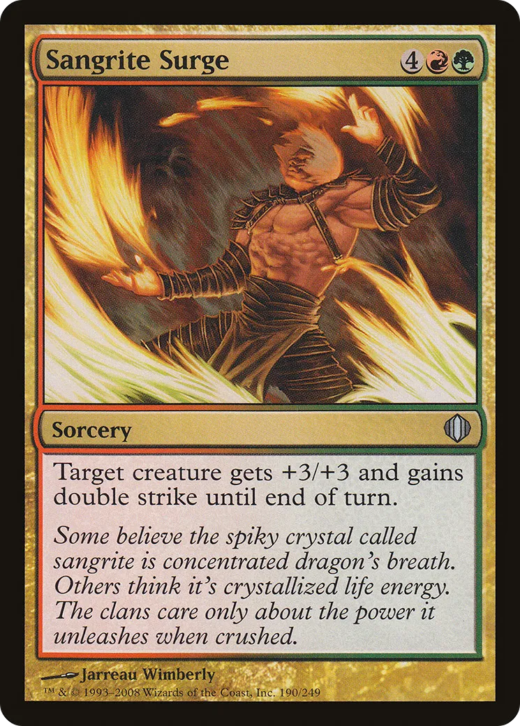 Sangrite Surge — Shards of Alara — Magic: The Gathering