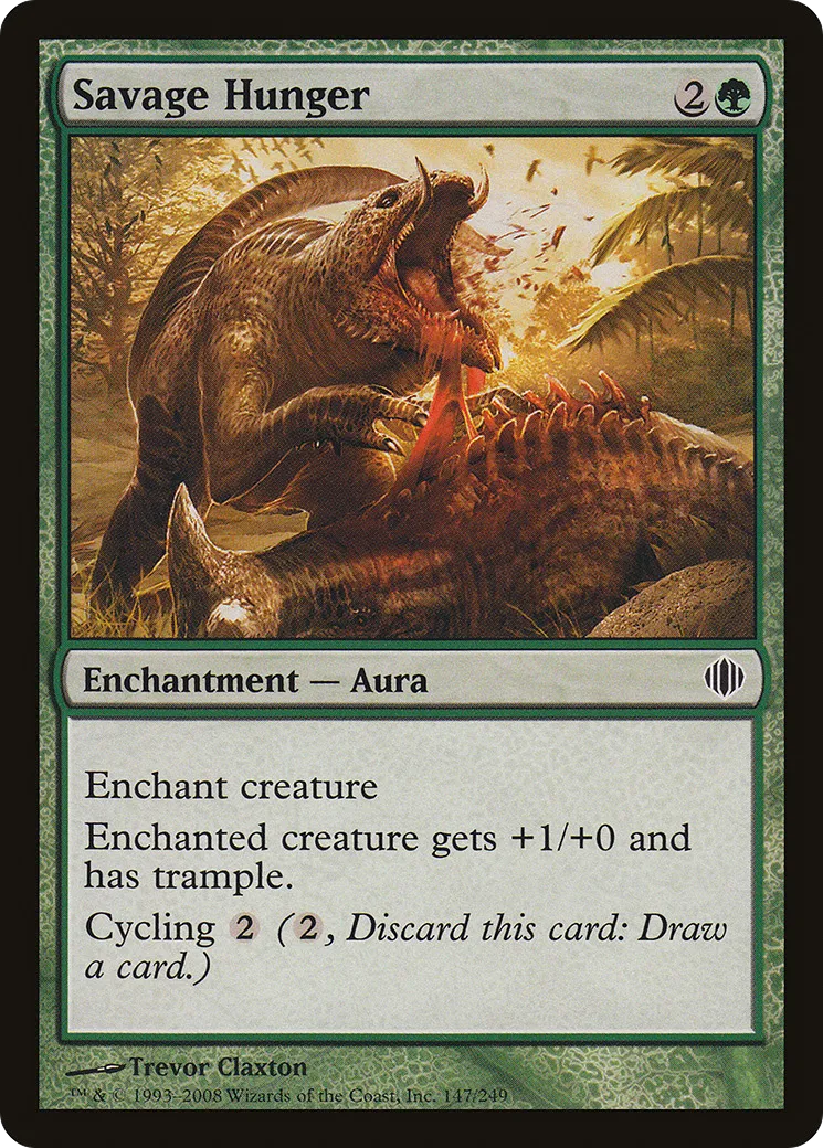 Savage Hunger — Shards of Alara — Magic: The Gathering