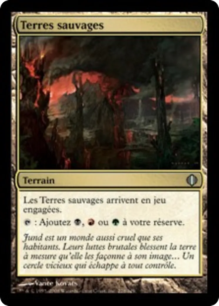Terres sauvages — Shards of Alara — Magic: The Gathering