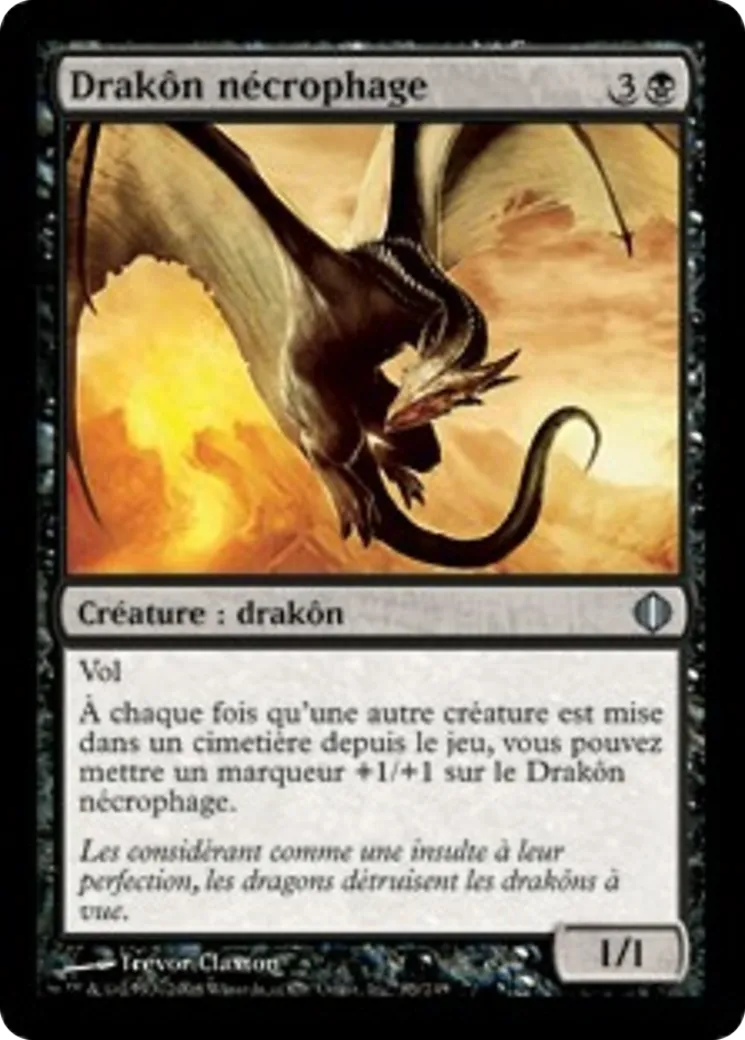 Drakôn nécrophage — Shards of Alara — Magic: The Gathering
