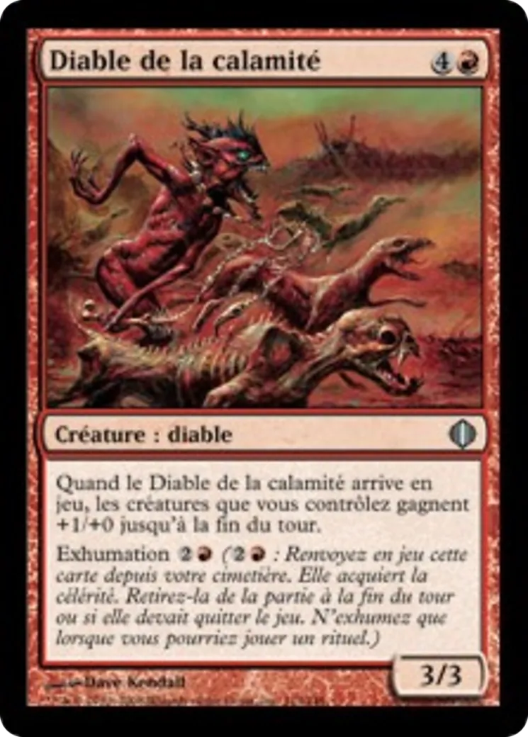 Diable de la calamité — Shards of Alara — Magic: The Gathering